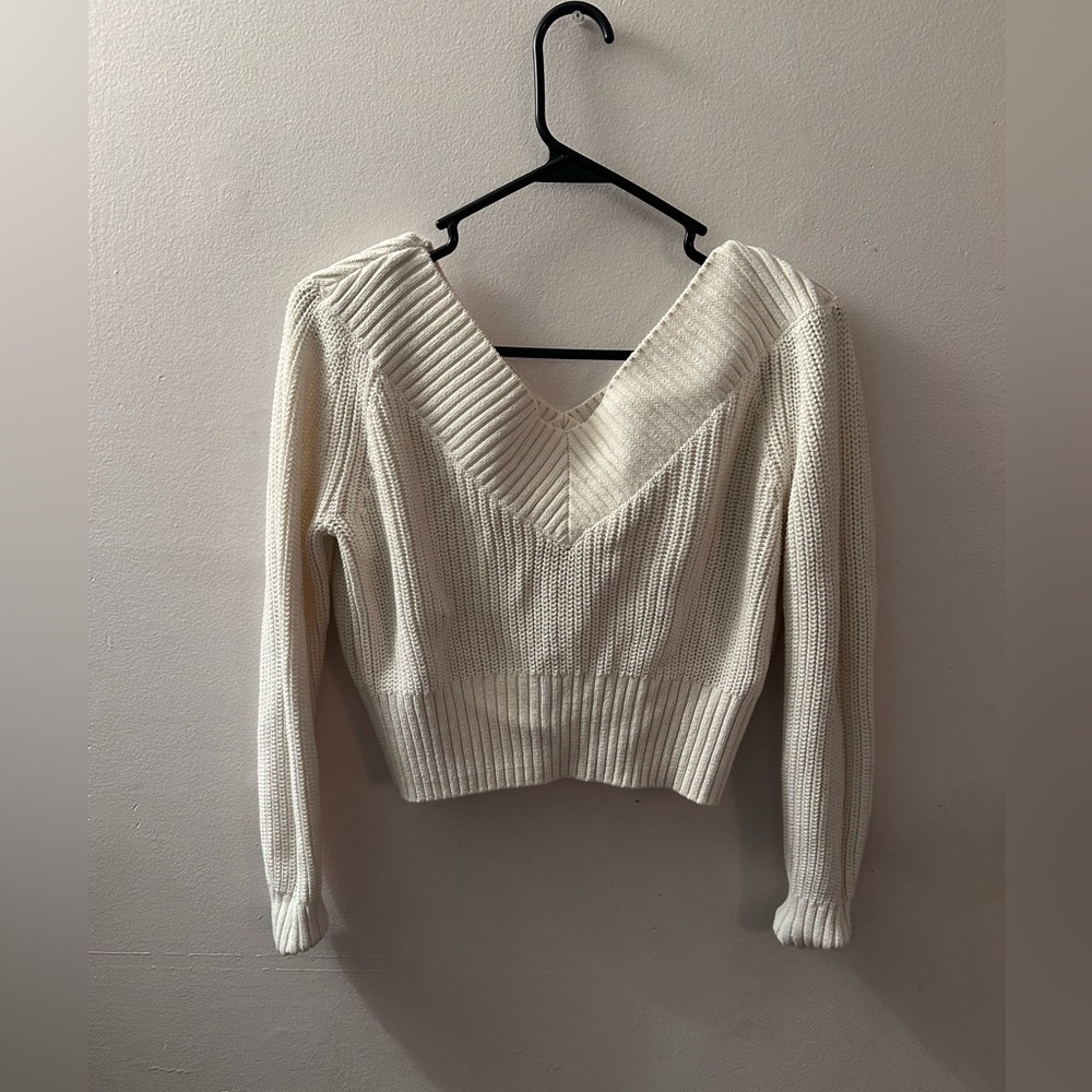 Off the shoulder sweater
